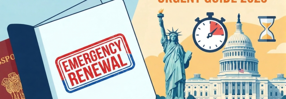 Passport Renewal Indian Passport Renewal in USA Emergency: 2025 Urgent Guide | YogiServe